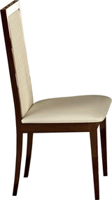 Esf Furniture - Roma Side Chair Set Of 2 In Walnut - Romachairwalnut