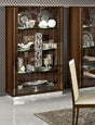 Roma 2-Door Curio Walnut - Roma2Doorchinawalnut | ESF