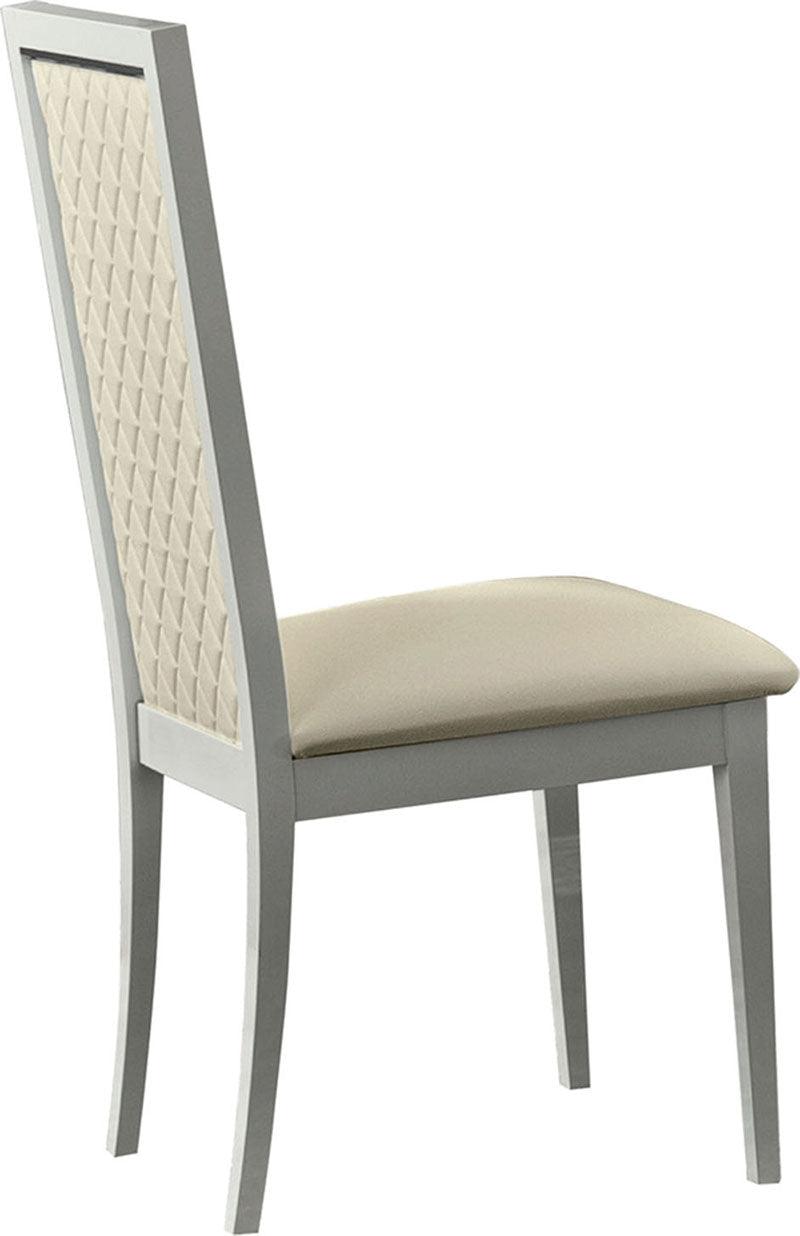 Esf Furniture - Roma Side Chair Set Of 2 In White - Romachairwhite