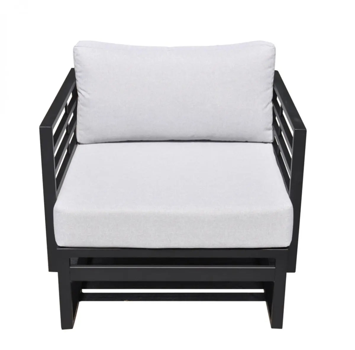 Vig Furniture - Renava Wharf Outdoor Grey & Black Sofa Set - Vgges0273