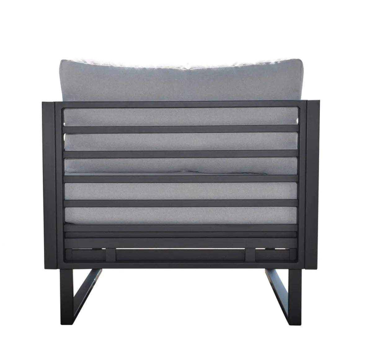 Vig Furniture - Renava Wharf Outdoor Grey & Black Sofa Set - Vgges0273