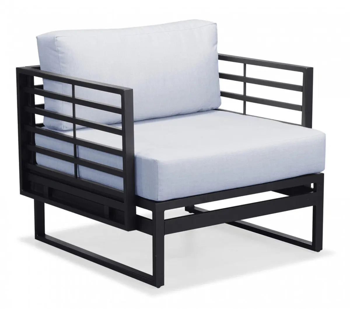 Vig Furniture - Renava Wharf Outdoor Grey & Black Sofa Set - Vgges0273