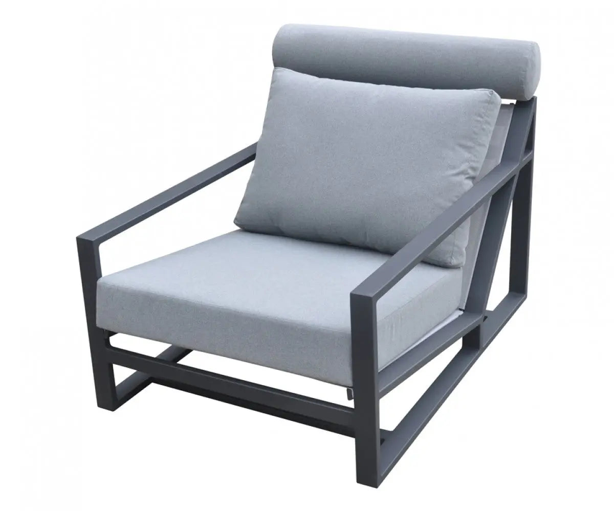 Vig Furniture - Renava Boardwalk Outdoor Grey Lounge Chair Set - Vgges0278-Gry