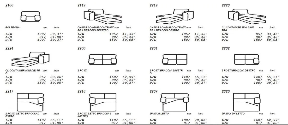 Vig Furniture - Estro Sacha Modern Grey Leather Reversible Sofa Bed Sectional W- Storage - Vgntsacha-Gry