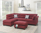 Sectional sofa Red Velvet #F6419 - Home Elegance USA
