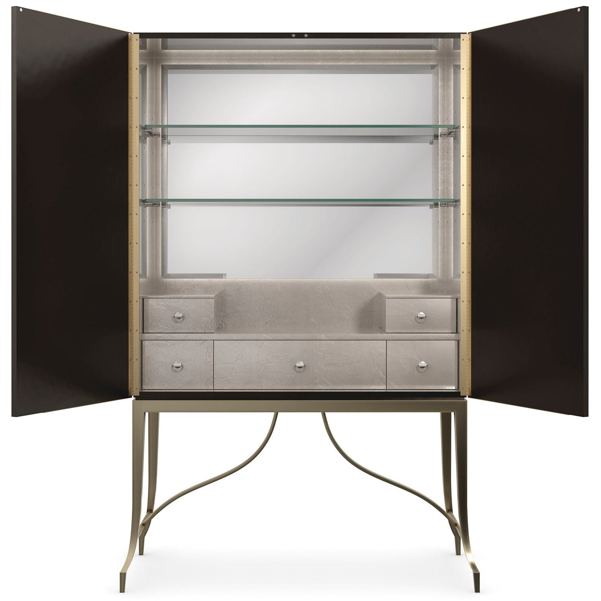 Caracole Signature Metropolitan Uptown Tall Cabinet - Home Elegance USA