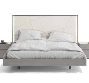 Sintra Queen Bed In Grey - 17554-Q | J&M