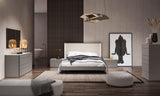 J&M Furniture - Sintra 5 Piece Queen Bedroom Set In Grey - 17554-Q-5Set