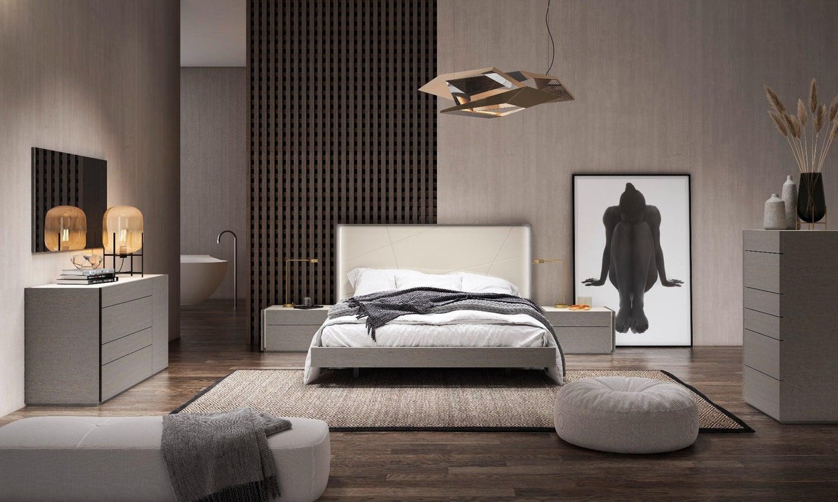 J&M Furniture - Sintra Queen Bed In Grey - 17554-Q