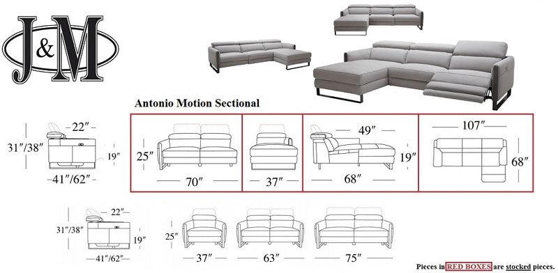 J&M Furniture - Antonio Premium Motion Sectional - 182799