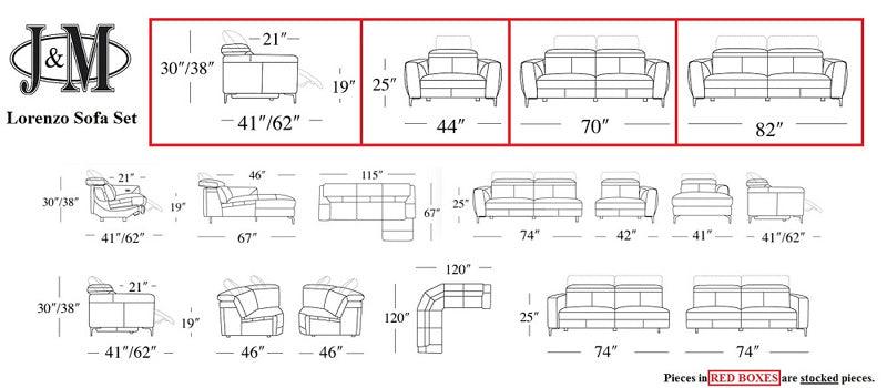 J&M Furniture - Lorenzo Motion Loveseat - 18824-L