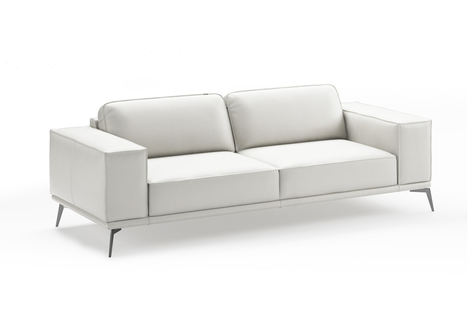 Vig Furniture Lamod Italia Soho - Contemporary Italian White Leather Sofa