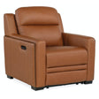 McKinley Power Recliner in Candid Spice Brown Leather – Hooker Furniture