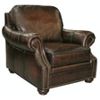 Montgomery Leather Club Chair in Brown Sedona Chateau – Hooker Furniture
