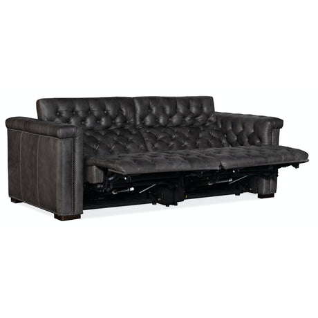 Hooker Furniture Savion 1.5 Laf/Raf 2 Over 2 Sofa W/ Pwr Rec Pwr Hr