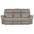 Lyra Zero Gravity Power Reclining Sofa in Sahara Sandalwood Leather – Hooker Furniture