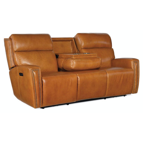 Hooker Furniture Ruthe Zero G Power Sofa W/Ph & Hidden Console