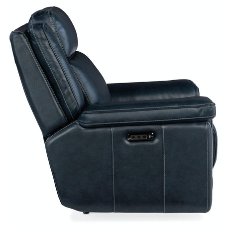 Hooker Furniture Montel Lay Flat Power Recliner With Power Headrest & Lumbar