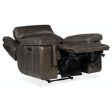 Hooker Furniture Montel Lay Flat Power Recliner With Power Headrest & Lumbar