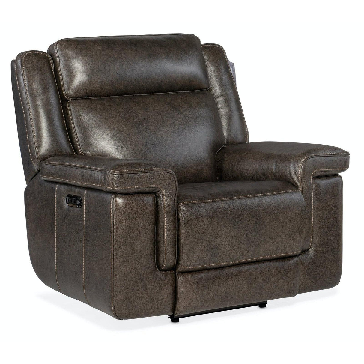 Hooker Furniture Montel Lay Flat Power Recliner With Power Headrest & Lumbar