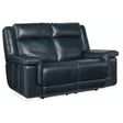 Montel Power Reclining Loveseat in Cosmos Cobalt Leather – Hooker Furniture