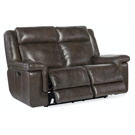 Hooker Furniture Montel Lay Flat Power Loveseat With Power Headrest & Lumbar