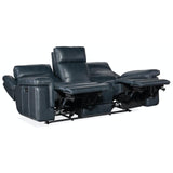 Hooker Furniture Montel Lay Flat Power Sofa With Power Headrest & Lumbar