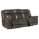 Hooker Furniture Montel Lay Flat Power Sofa With Power Headrest & Lumbar