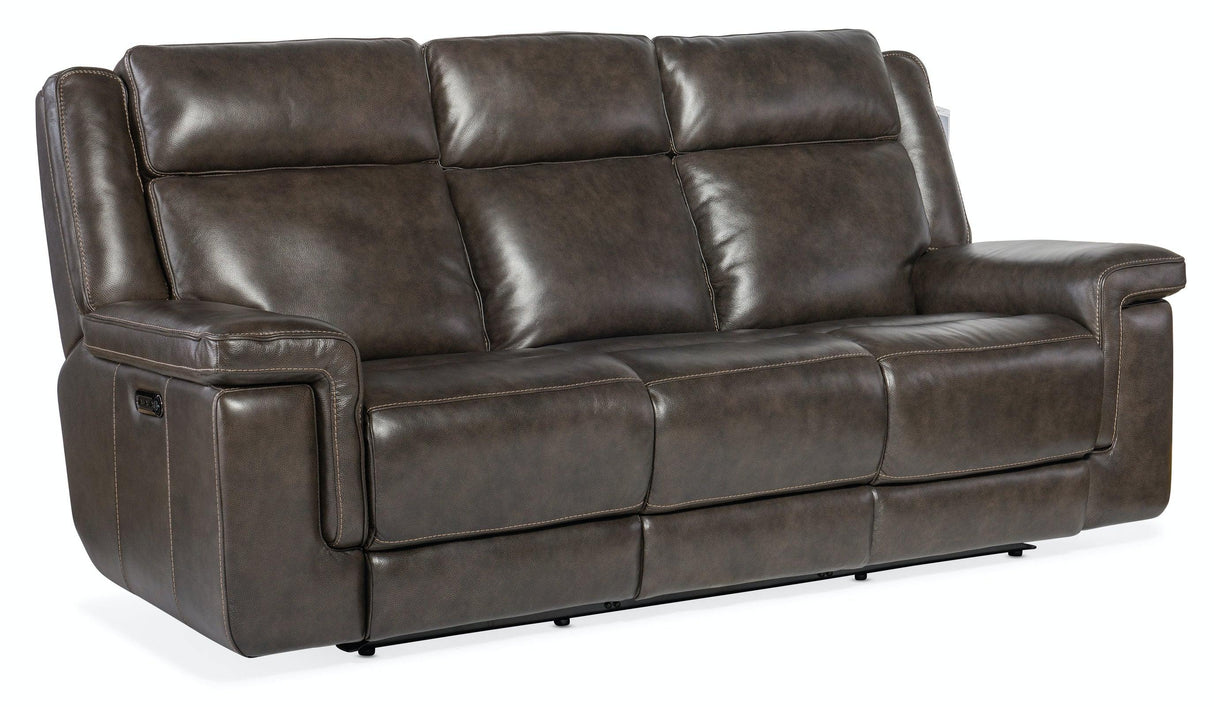 Hooker Furniture Montel Lay Flat Power Sofa With Power Headrest & Lumbar