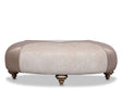 Studio Camelia Oval Ottoman In Bright Gold - St-Cmlia79-Oro-806 - Aico Furniture