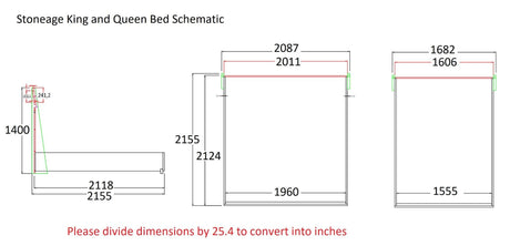Stoneage 3 Piece Queen Bedroom Set In Light Grey Lacquer - 17455Q-3Set | J&M