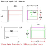 J&M Furniture - Stoneage 5 Piece Queen Bedroom Set In Light Grey Lacquer - 17455Q-5Set