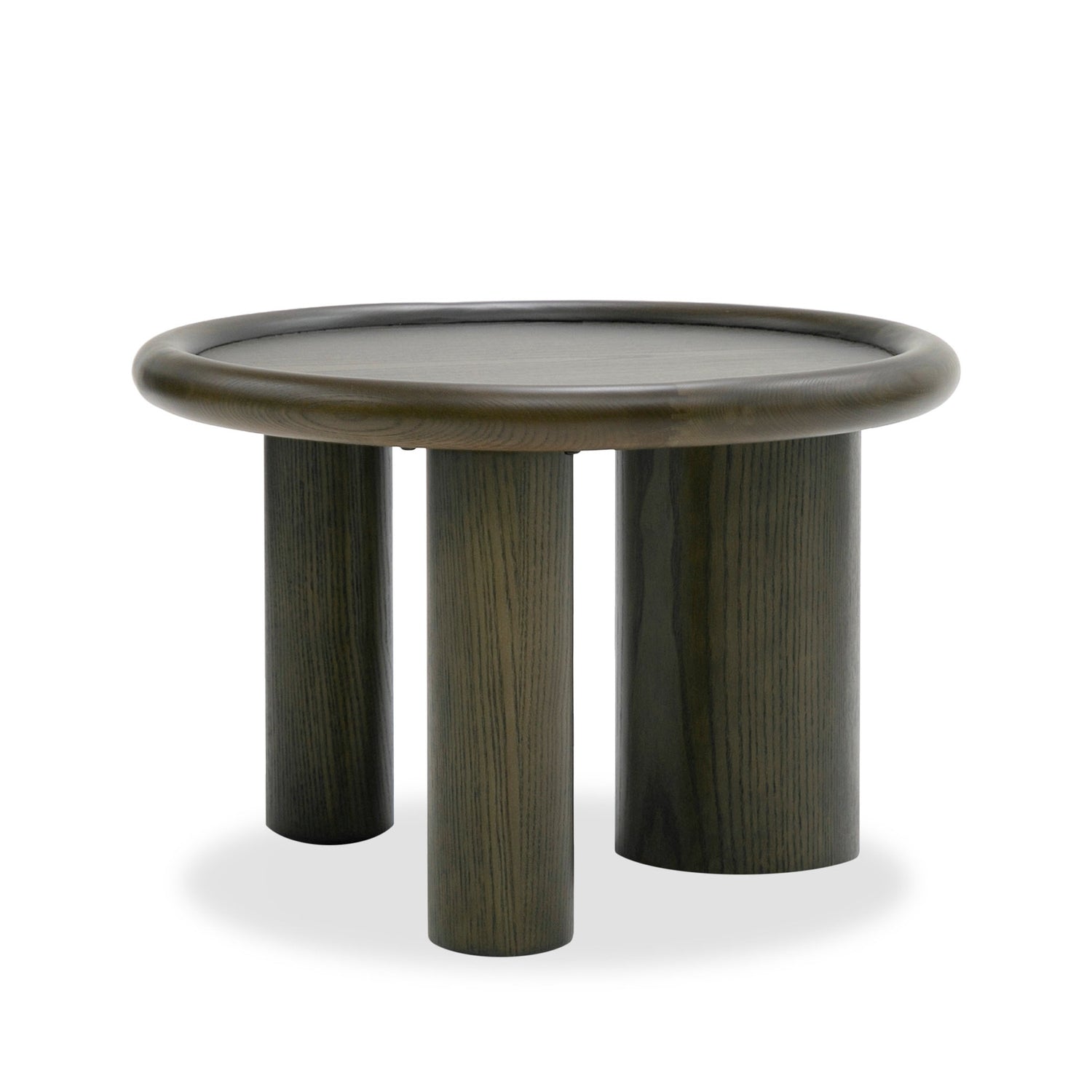Vig Furniture Modrest Strauss - Contemporary Brown Ash Round End Table