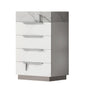 Sunset Chest In Glossy White Lacquer - 17646C | J&M
