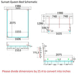 J&M Furniture - Sunset Eastern King Bed In Glossy White Lacquer - 17646Ek