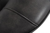 Vig Furniture - Divani Casa Susan Modern Dark Grey Leatherette Lounge Chair - Vgbnec-084-Gry