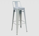 Vig Furniture - T-5825 - Modern White Metal Bar Stool (Set Of 4) - Vgcbt5825-Wht