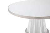 Vig Furniture - Modrest Cabaret Modern White Round Dining Table - Vgvct1799