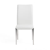 Vig Furniture Taryn - Modern White Dining Chair (Set of 2)