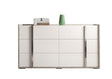 Treviso Double Dresser in White & Grey Stone – Modern Bedroom Storage by ESF Furniture