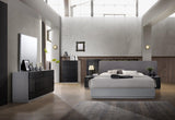 J&M Furniture - Tribeca Queen Size Bed In Black & Grey - 18869-Q