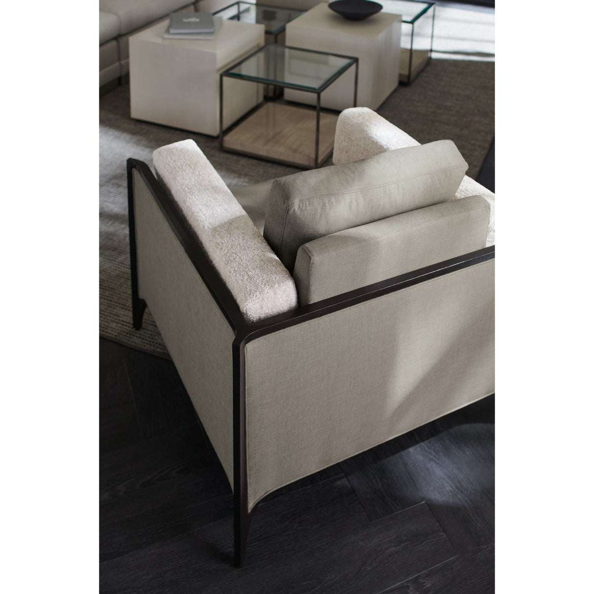Caracole Upholstery Bolster Me Fashionable Chair - Home Elegance USA