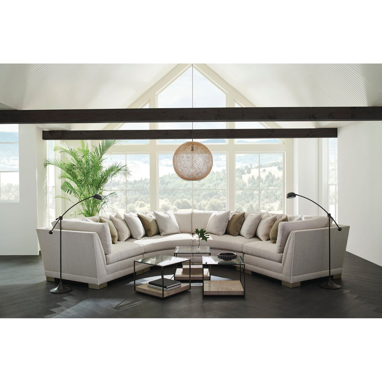 Caracole Upholstery Deep Retreat U-Shaped Sectional - Home Elegance USA