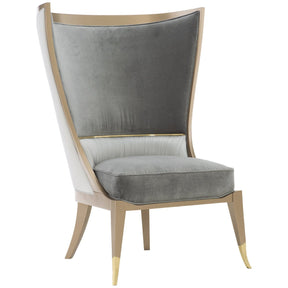 Upholstery Pop Your Collar Chair | Caracole
