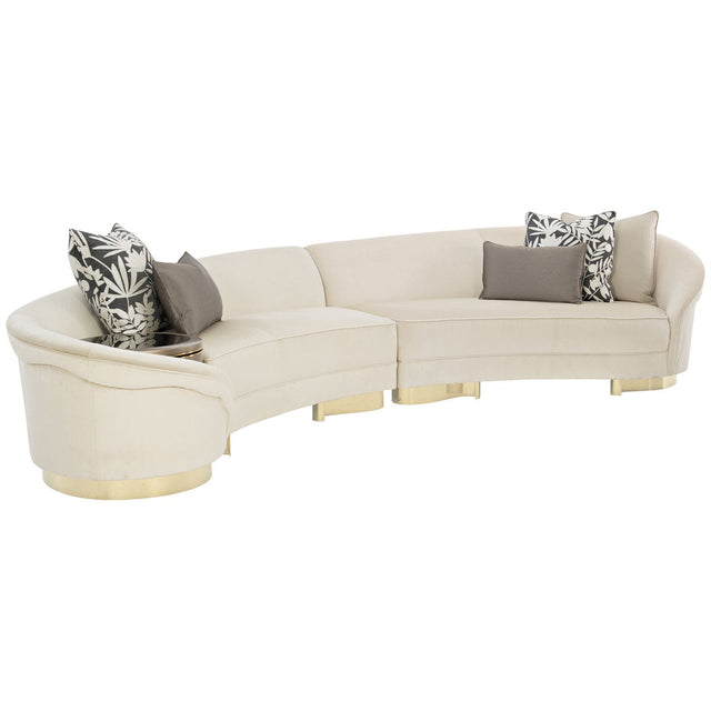 Grand Opening Upholstery Curved Sectional - Caracole - Home Elegance USA