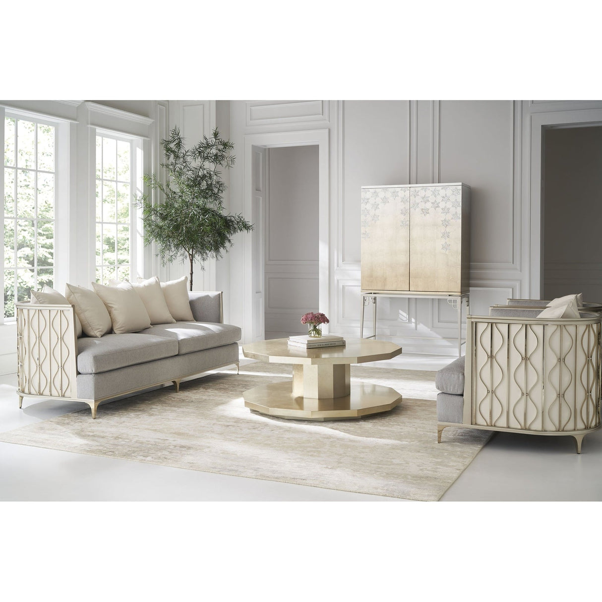 Caracole Upholstery Back In Style Sofa - Home Elegance USA