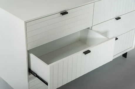 Nova Domus Valencia Contemporary White Dresser Vgmabr-76-Drs