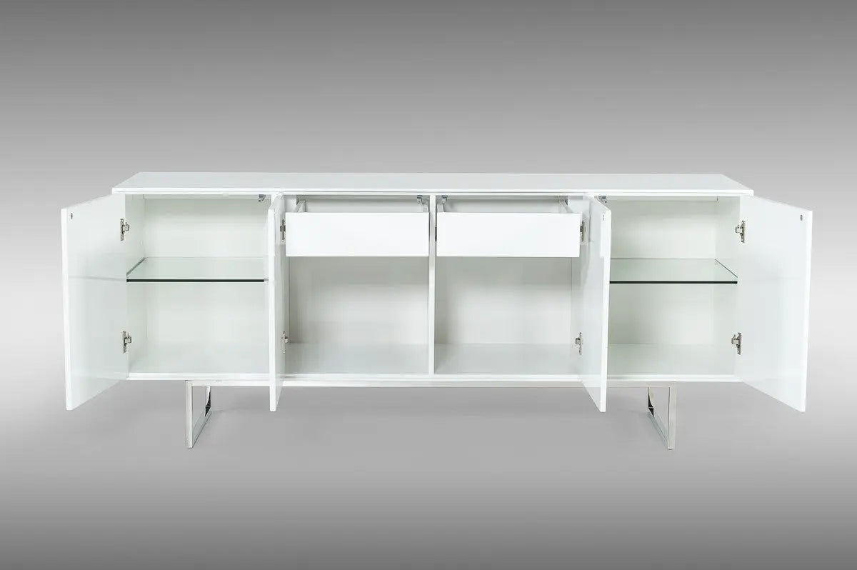 Vig Furniture - G1108 - Modern White Buffet - Vgvcg1108-Wht