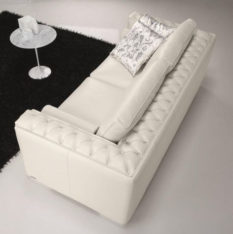 Vanity Sofa Bed In White - 17767-S | J&M
