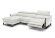 Vella Premium Leather Sectional In Light Grey Left Hand Facing - 18277-Lhfc | J&M